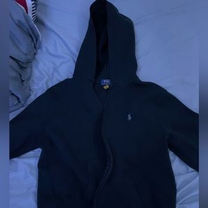 Polo Ralph Lauren Black Zip Up Jacket Size XS